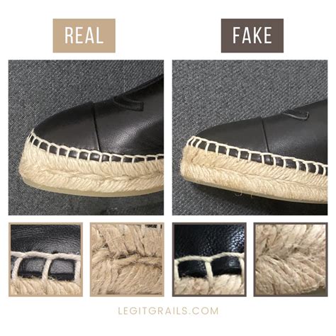 chanel espadrilles real vs real